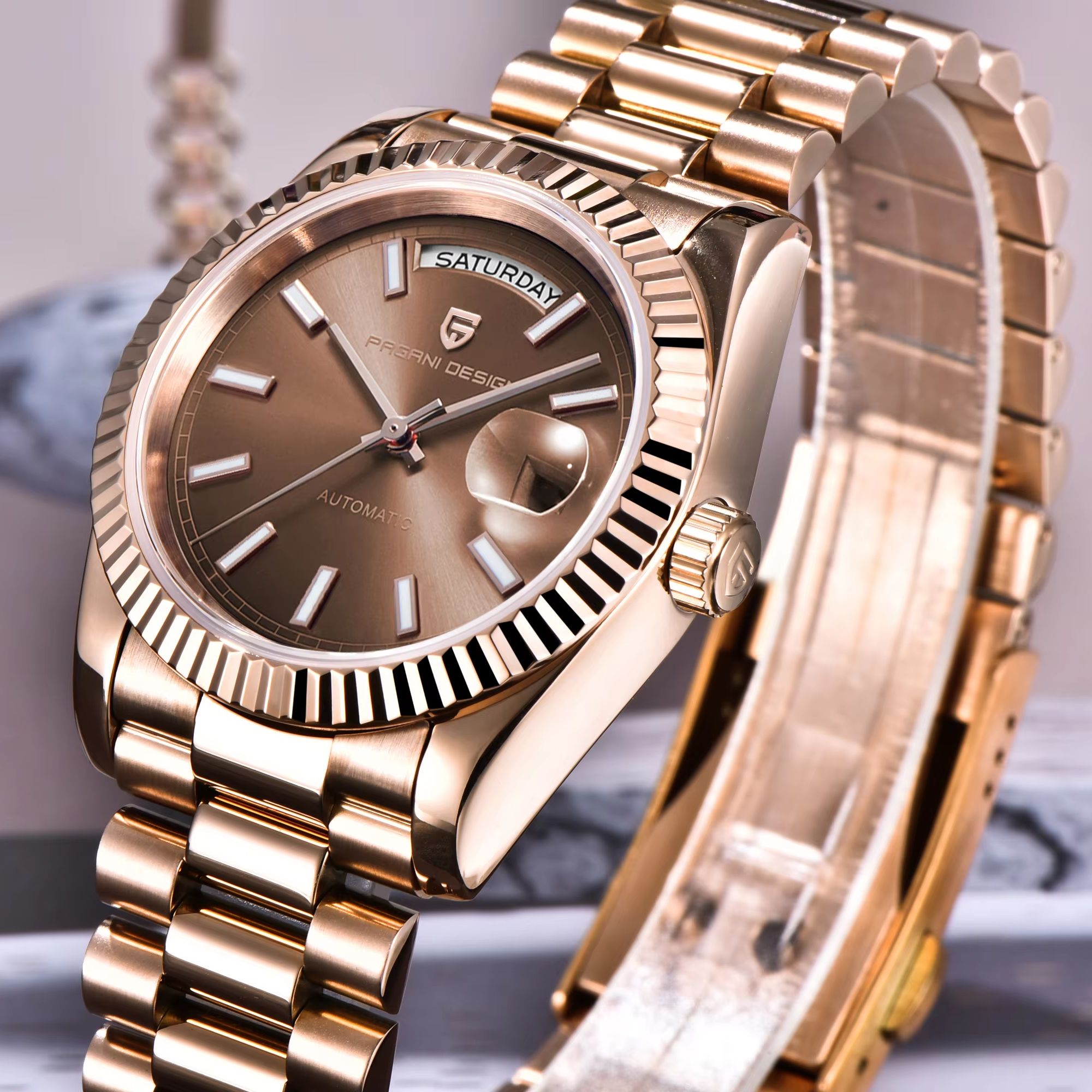 Rolex Watch Datejust - ساعة PAGANI DESIGN 2026 الجديدة DD40
