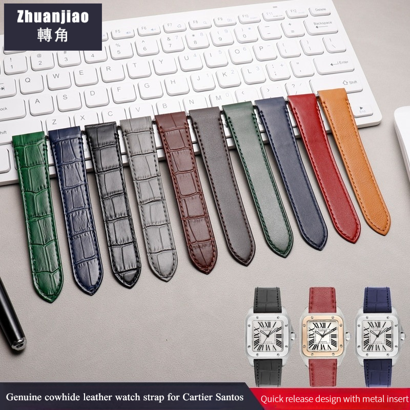 Cartier Watch Tank - حزام ساعة عالي الجودة من جلد