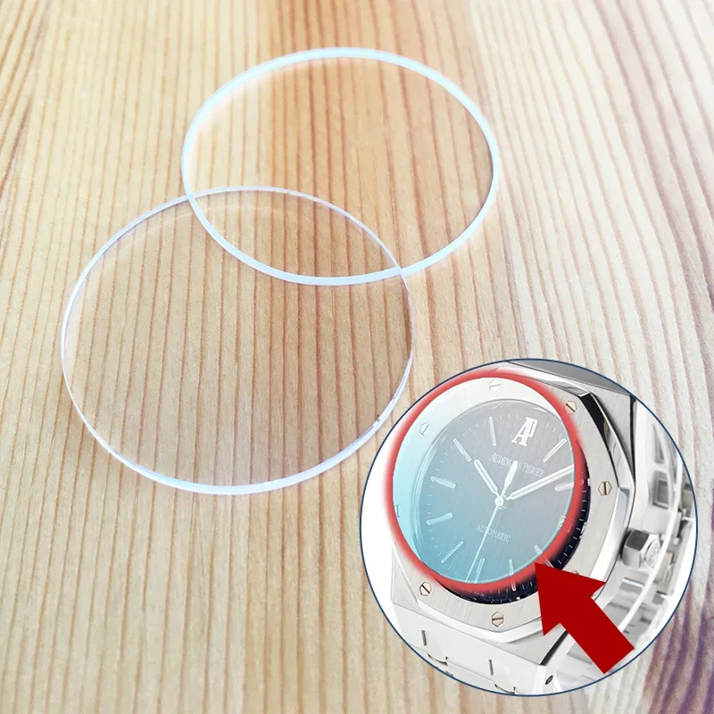 Audemars Piguet Watch Royal Oak - الياقوت الكريستال والزجاج ل AP أوديمارس