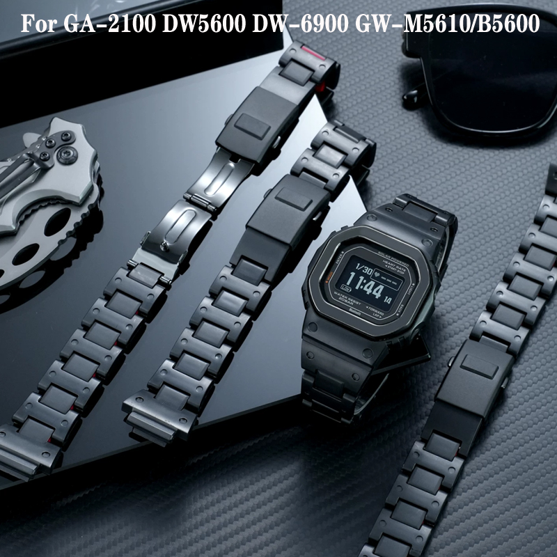 Casio Watch G-Shock Ga-2100 - حزام ساعة رياضي بديل من البلاستيك