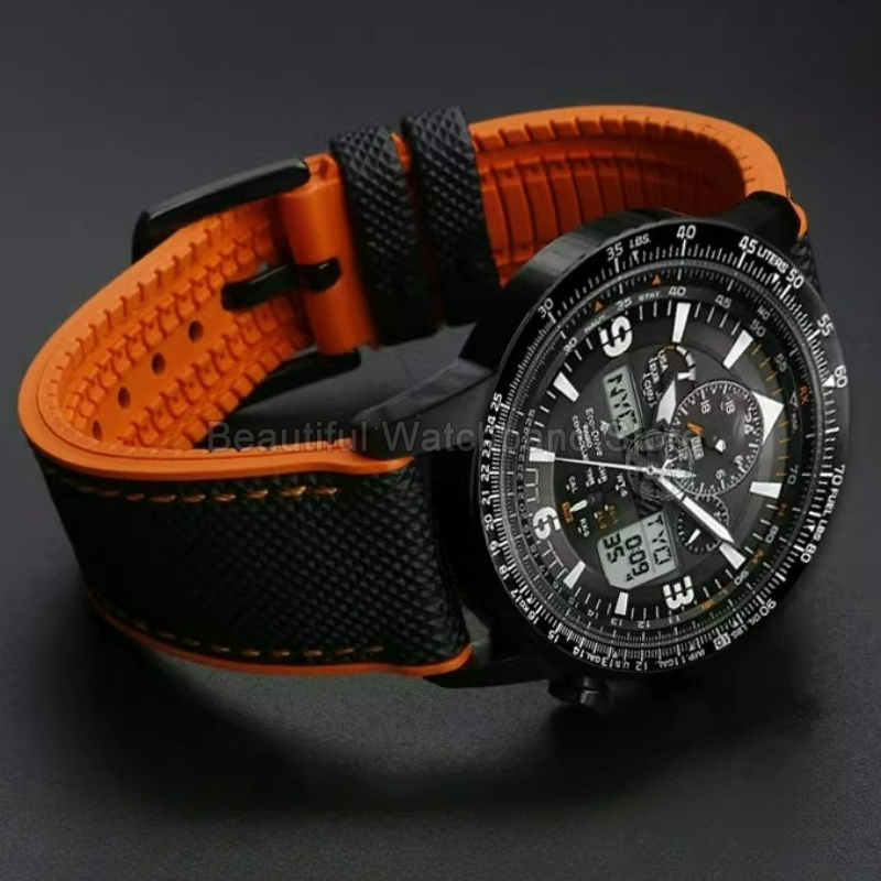 Citizen Watch Promaster - حزام ساعة رجالي من السيليكون المطاطي