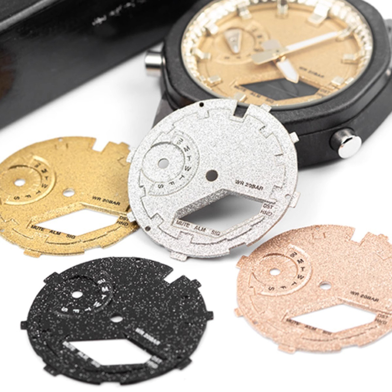 Casio Watch G-Shock Ga-2100 - الصقيع الذهب النار نمط الهاتفي ل