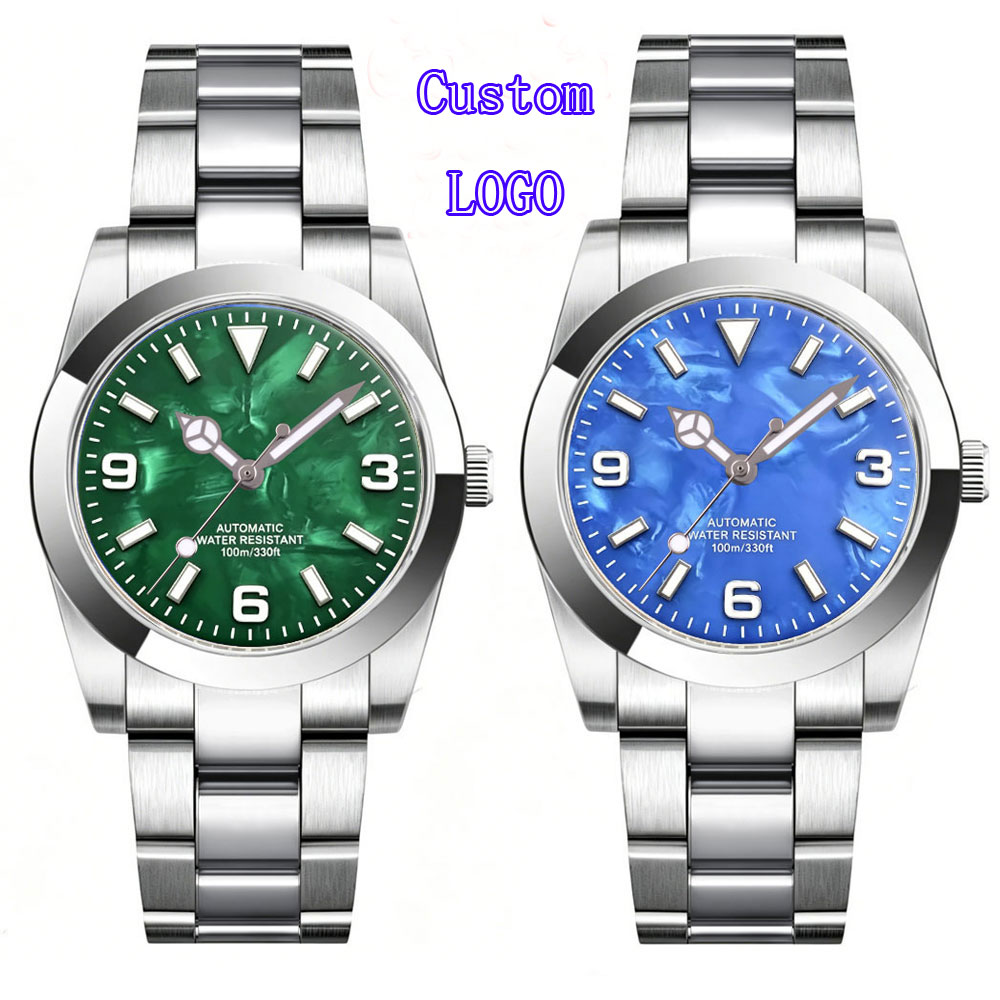 Stainless Bracelet Diver - ساعة بشعار مخصص 36 مم 39