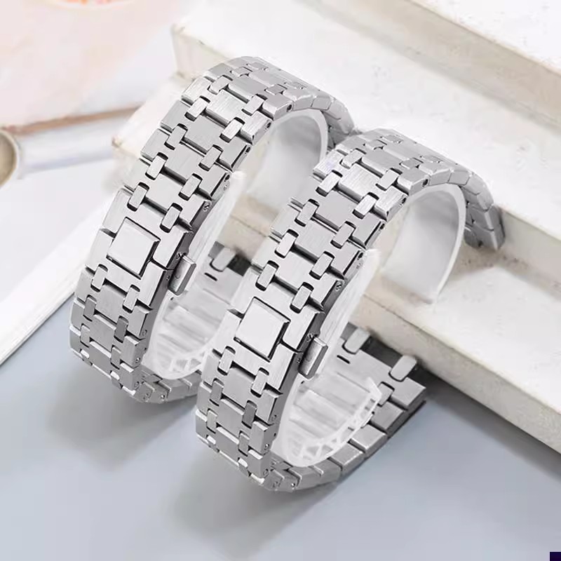 Audemars Piguet Watch Royal Oak - 904 الفولاذ المقاوم للصدأ الفضة سوار