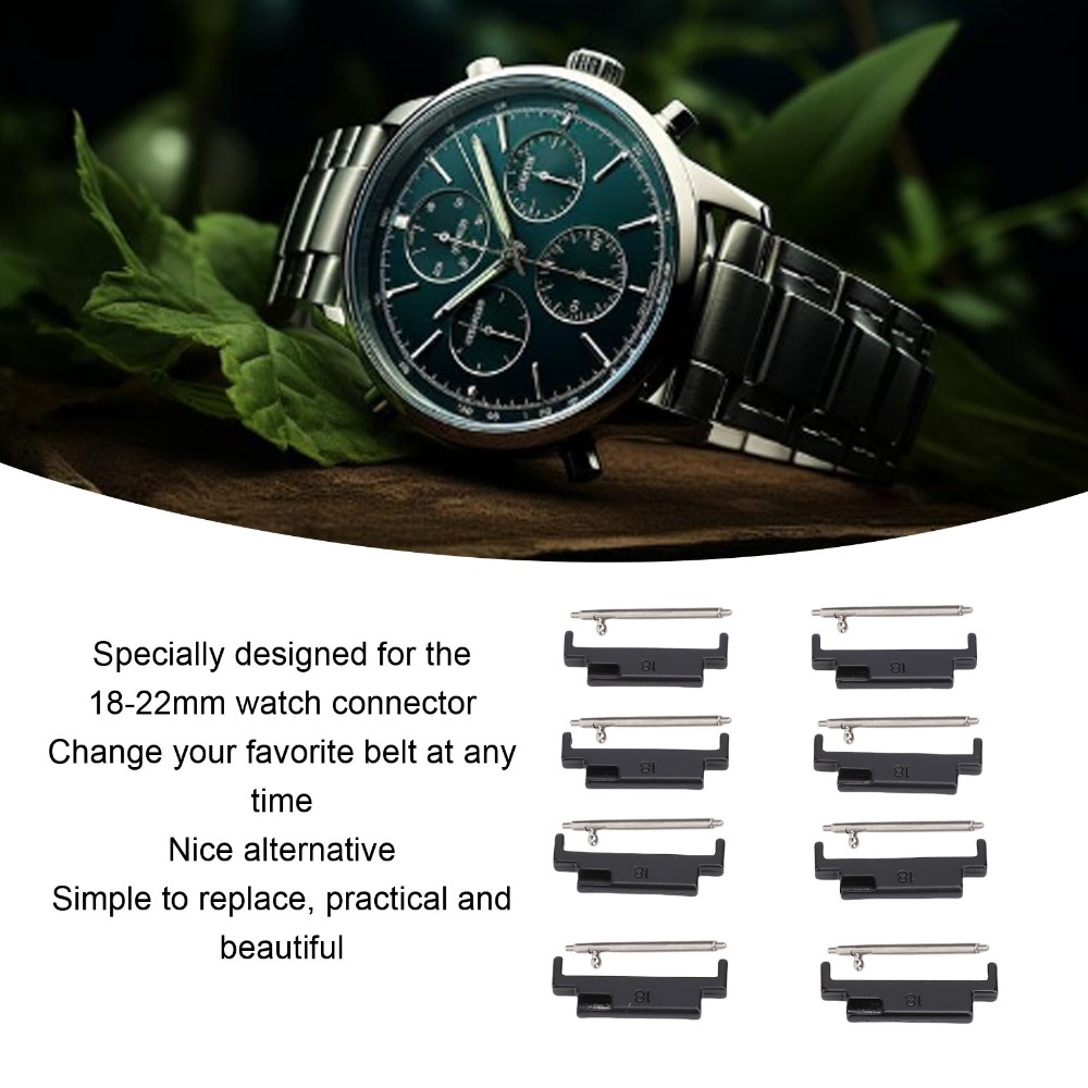 Strap Change Adapter - 4 أزواج من محولات أحزمة الساعات
