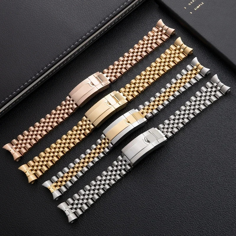 Rolex Watch Datejust - 316L الفولاذ المقاوم للصدأ حزام الساعات