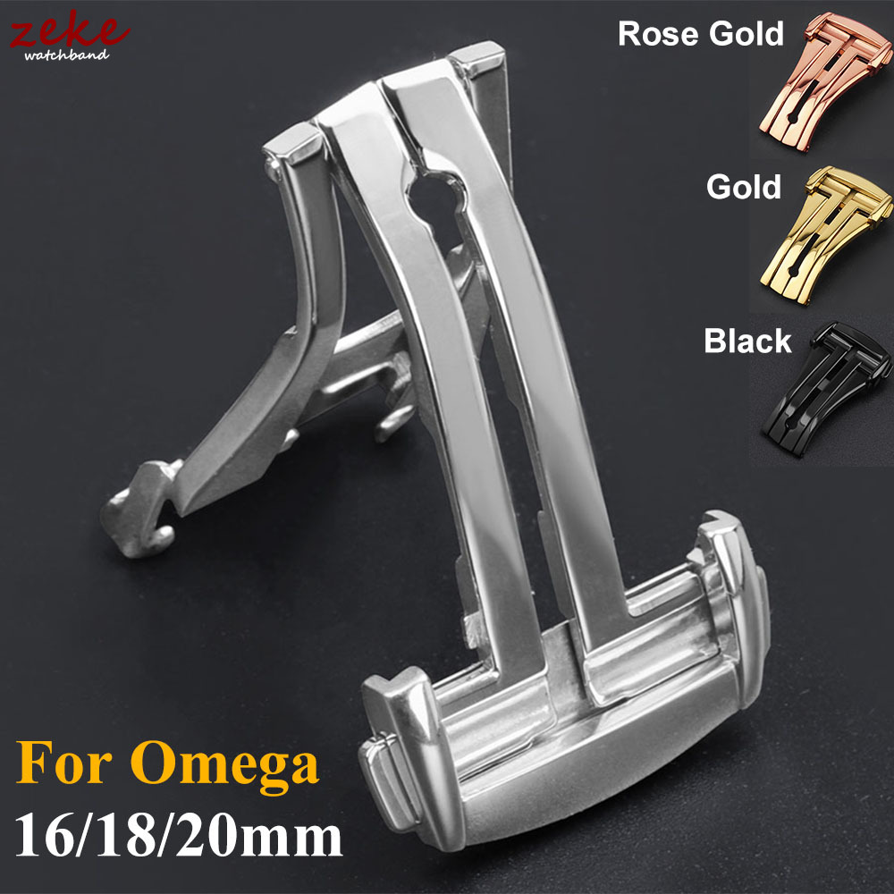 Omega Watch Seamaster - الفولاذ المقاوم للصدأ نشر المشبك للطي