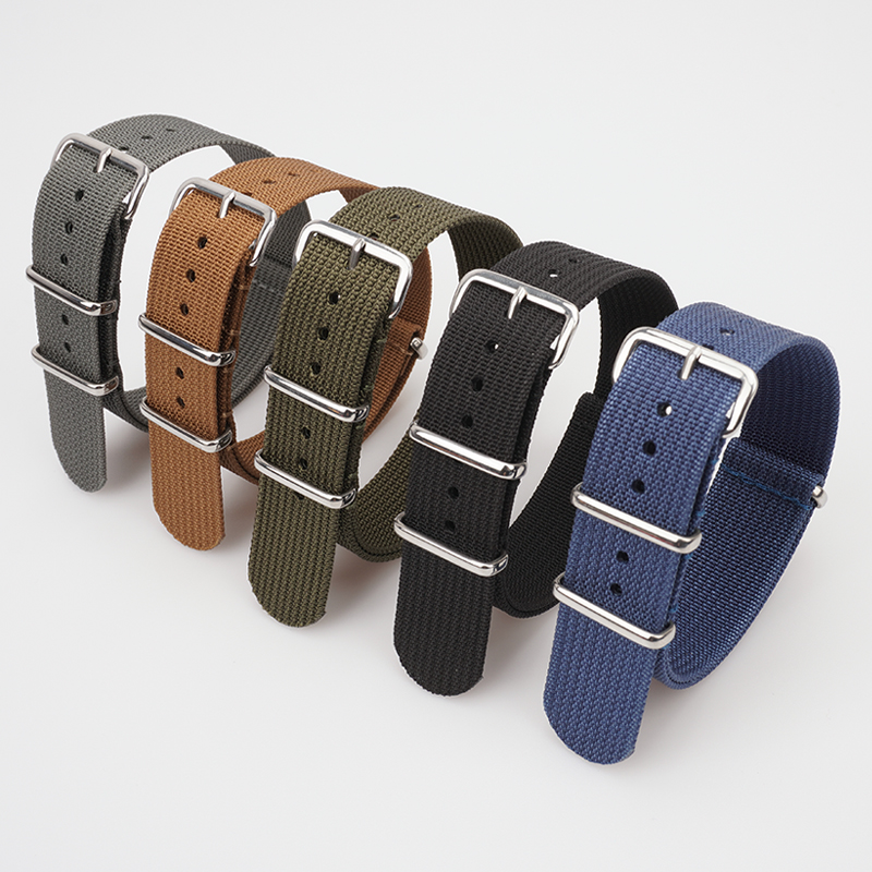 Nato Strap Nylon - مضلع النايلون حزام ل Seiko العسكرية
