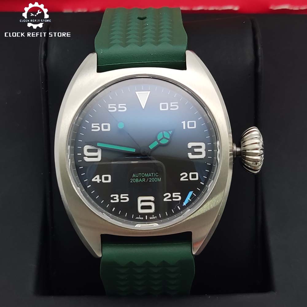 Rubber Strap Diver - ساعة غوص أنيقة بحركة ذاتية اللف