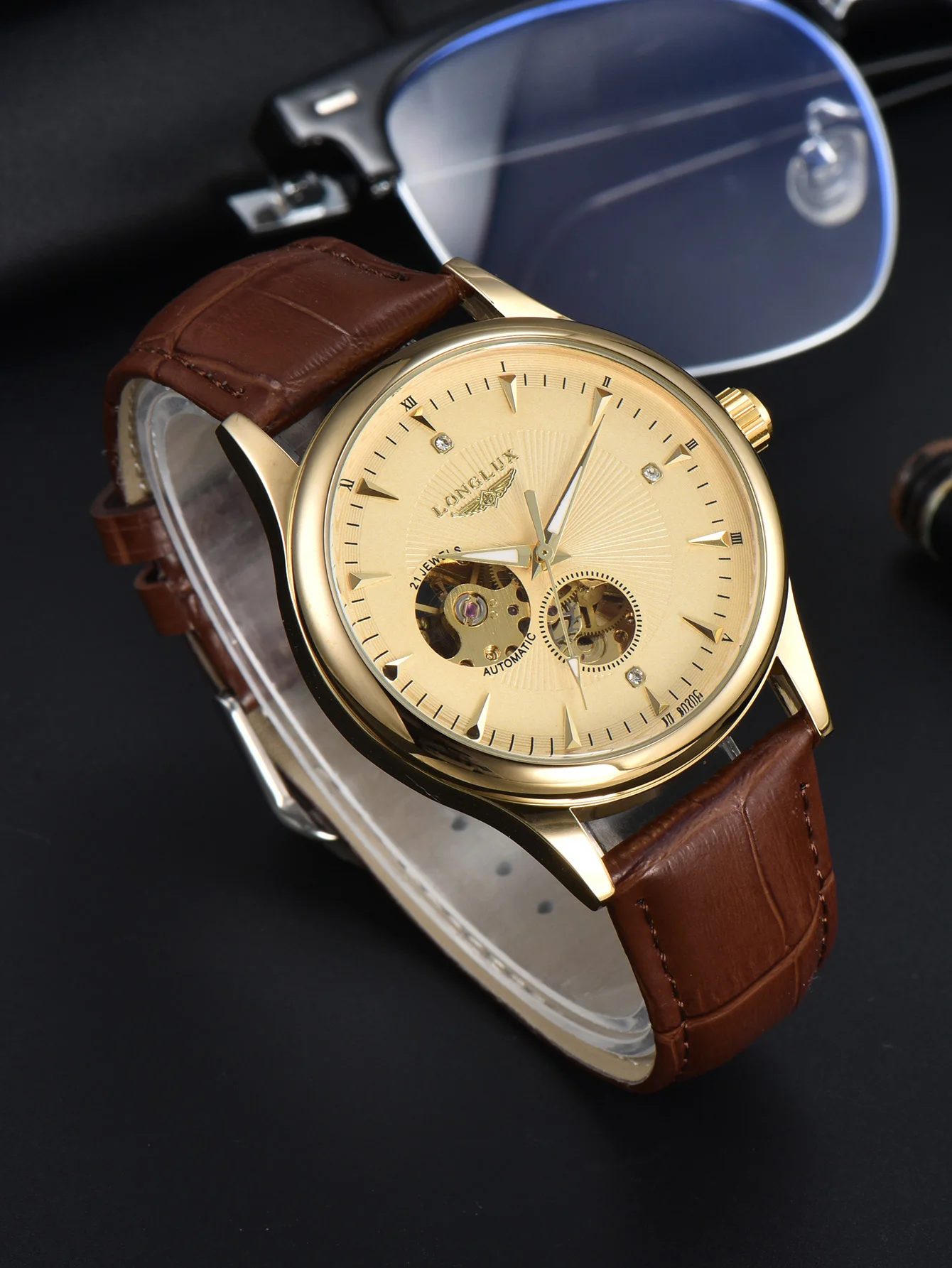 Seiko Watch 5 Sports - ساعة يد أوتوماتيكية أنيقة من LONGLUX،