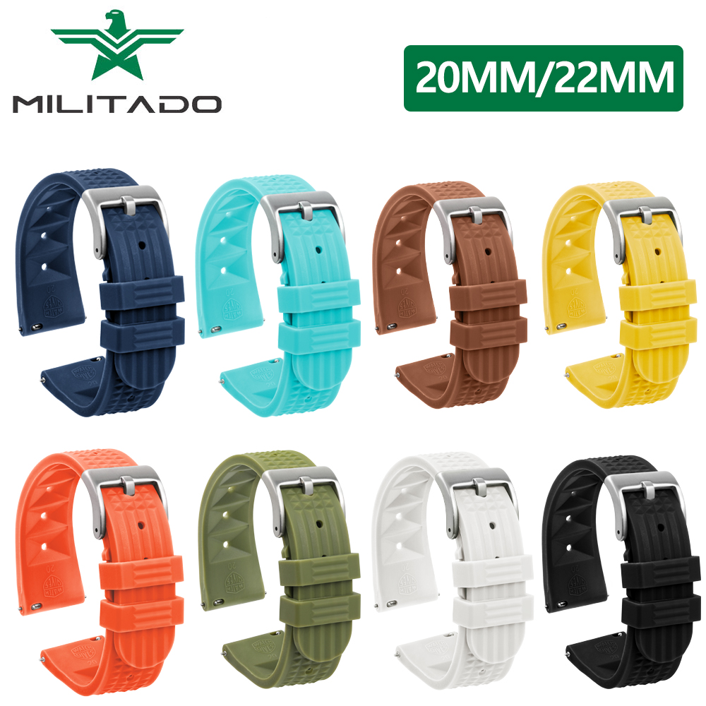 Nato Strap Nylon - سوار ساعة مطاطي بديل سريع شامل