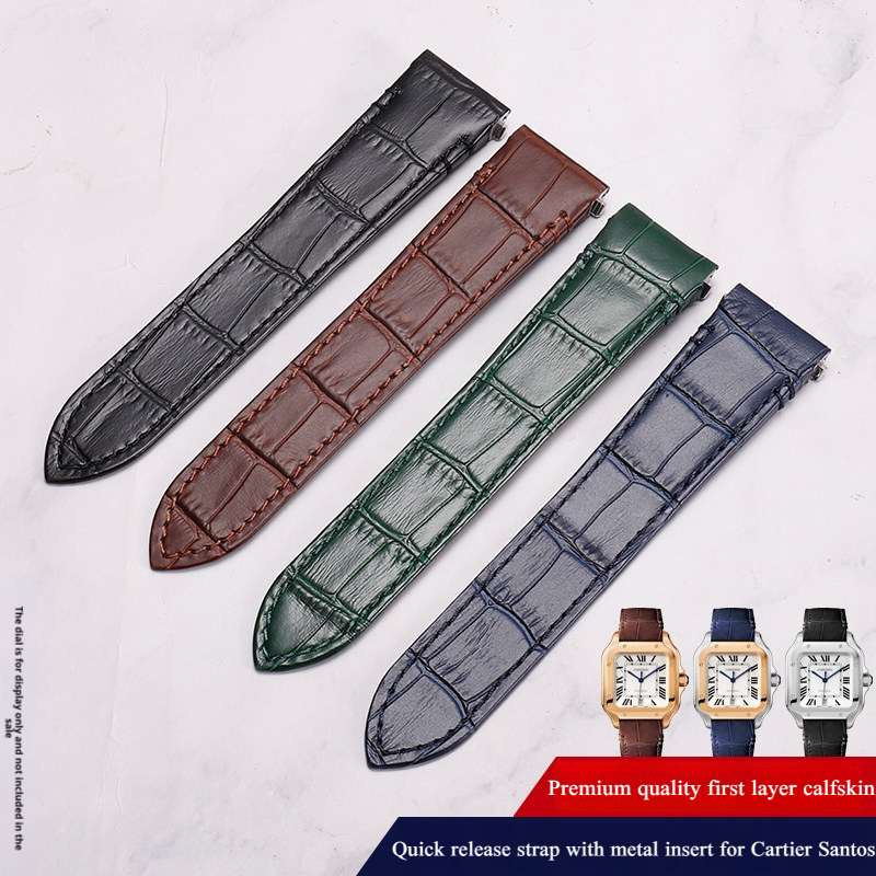 حزام ساعة عالي الجودة من جلد ا - مراجعة Cartier Watch Tank وسعره