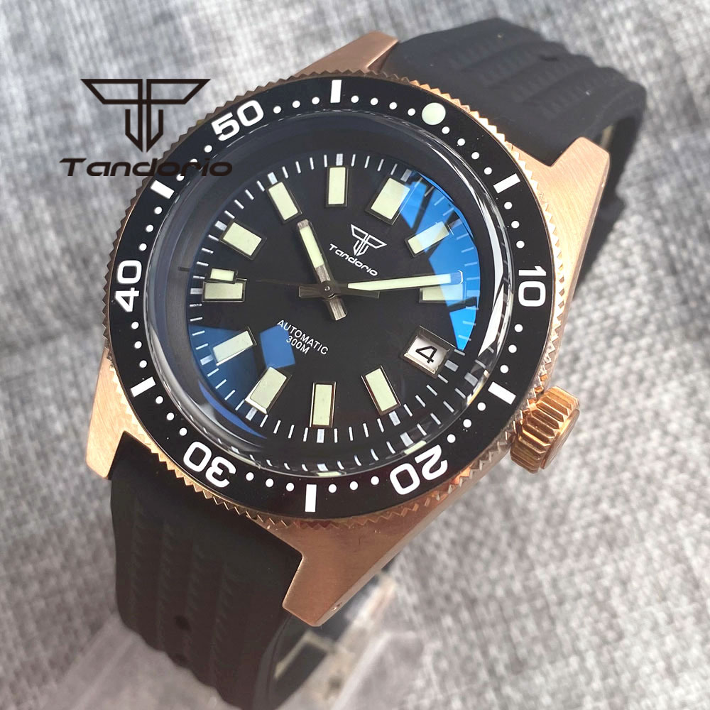 Tandorio 62 MAS CUSN8 صلب برون - مراجعة Seiko Watch 5 Sports وسعره