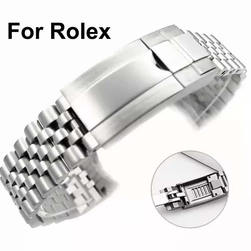 حزام جوبيلي 904 مقاس 20 مم لسا - مراجعة Rolex Watch Datejust وسعره