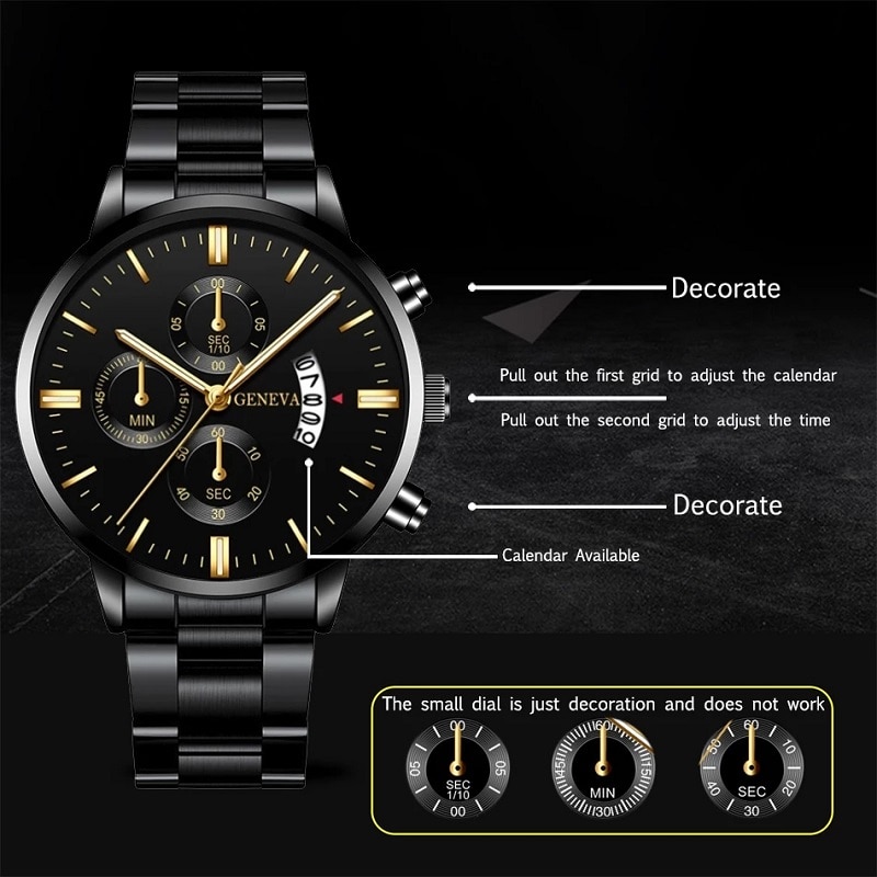 ساعة رجالية عصرية بتقويم فاخر  - مراجعة Seiko Watch 5 Sports وسعره