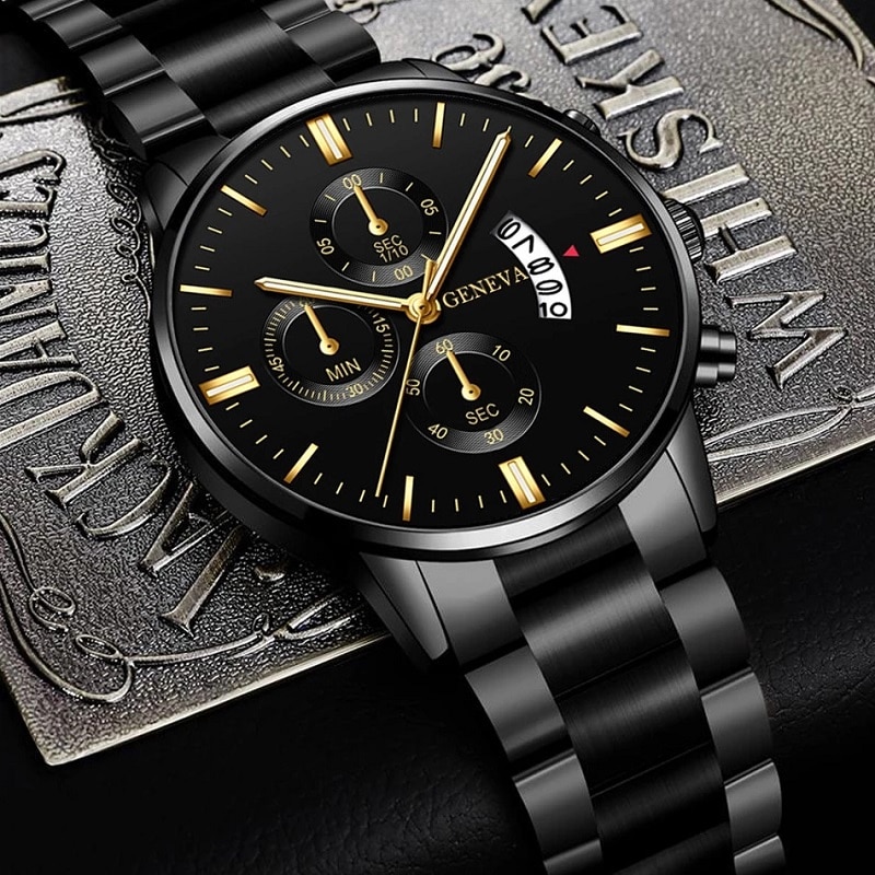 ساعة رجالية عصرية بتقويم فاخر  - مراجعة Seiko Watch 5 Sports وسعره