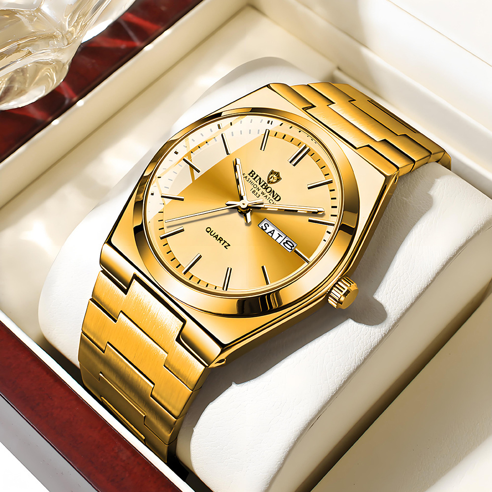 ساعة رجالية أصلية من BINBOND،  - مراجعة Seiko Watch 5 Sports وسعره