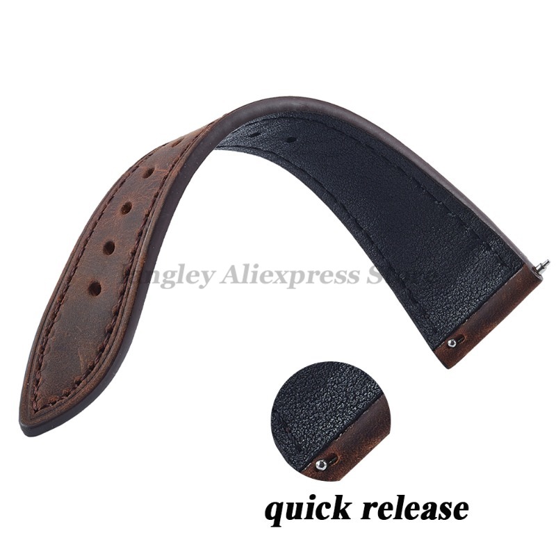 الإفراج السريع خمر ريترو جلد ط - مراجعة Leather Strap Quick Release وسعره