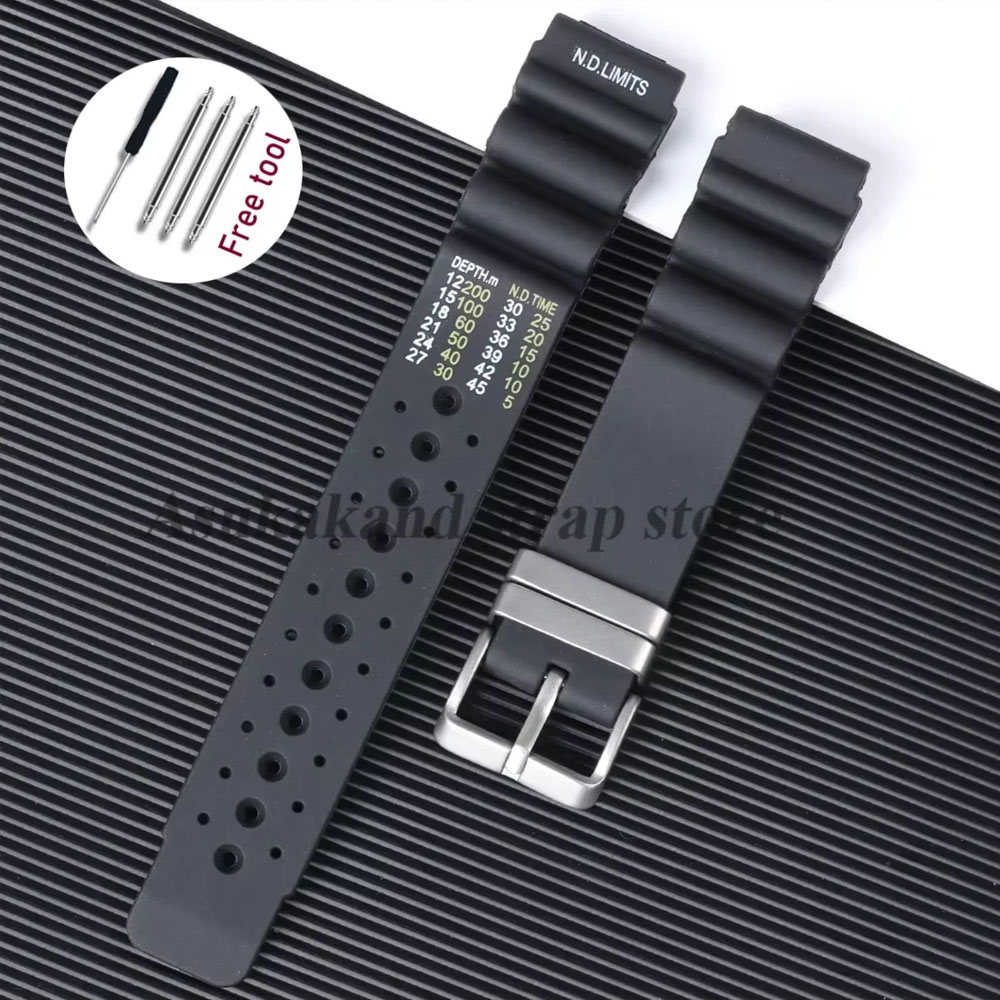 ND الحدود غواص سيليكون حزام حز - مراجعة Citizen Watch Promaster وسعره