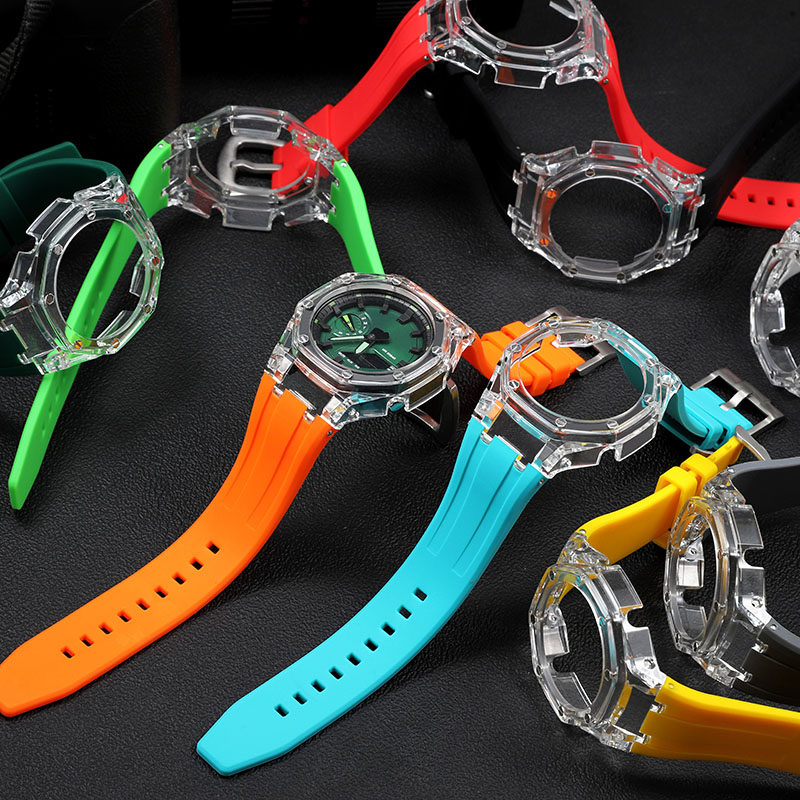 إطار مطاطي معدل لساعة كاسيو جي - مراجعة Casio Watch G-Shock Ga-2100 وسعره