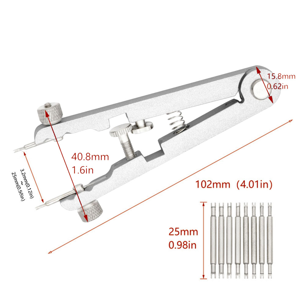 أداة إزالة وتركيب أربطة الساعا - مراجعة Spring Bar Tool Set وسعره