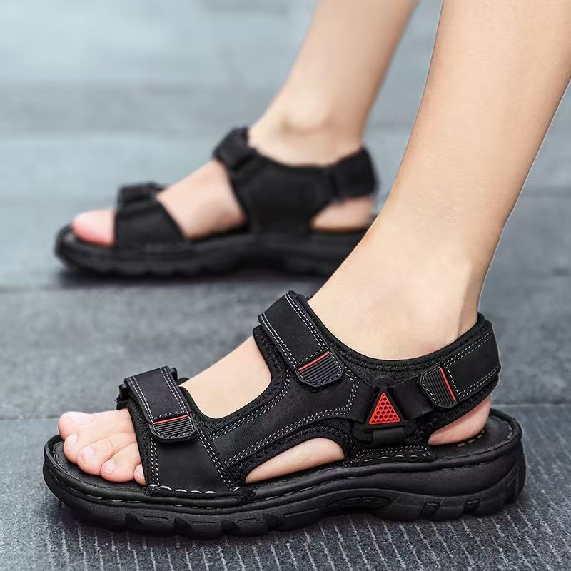 صنادل رجالية صيفية جديدة 2026  - مراجعة Sport Loop Velcro وسعره
