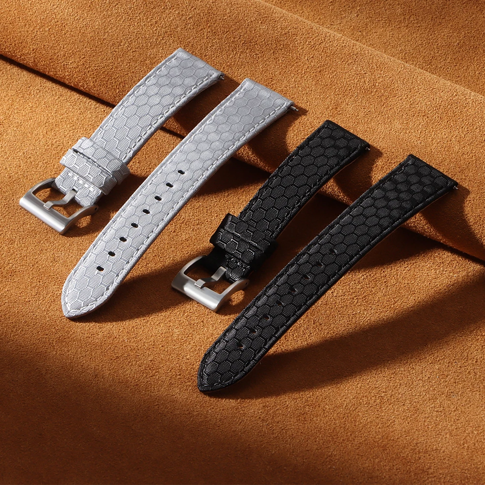 20 مللي متر 22 مللي متر السلس  - مراجعة Perlon Strap Woven وسعره
