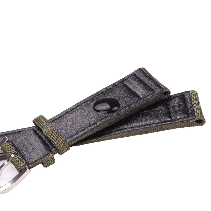 سوار ساعة من الجلد الأصلي مع إ - مراجعة Nato Strap Nylon وسعره