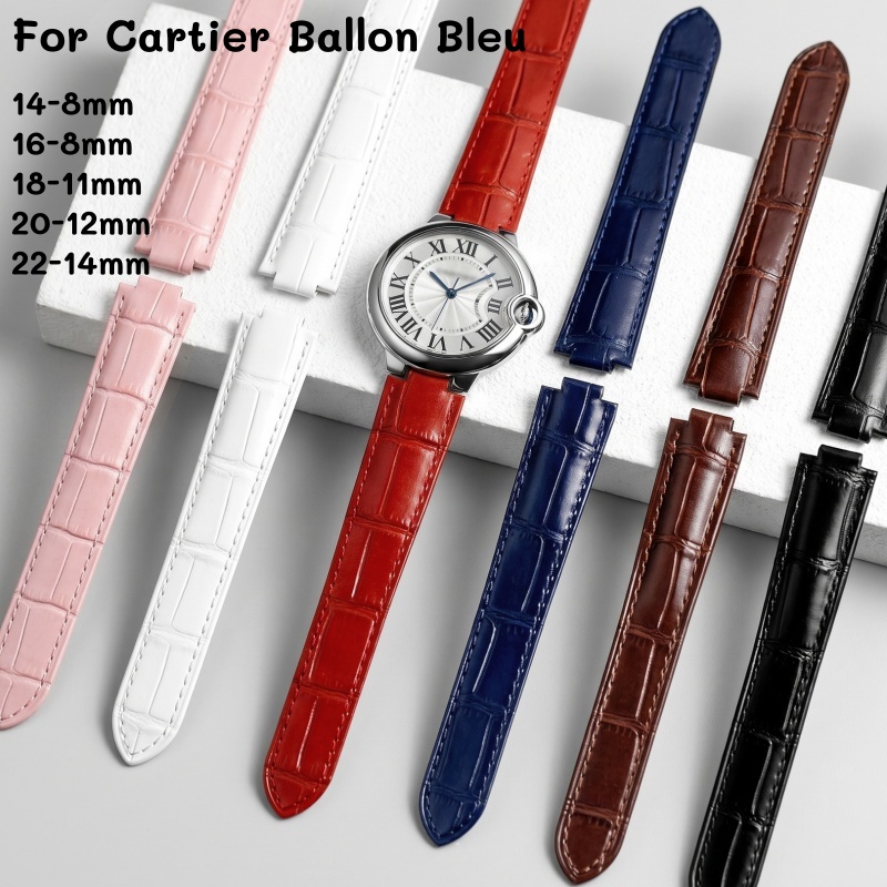 حزام ساعة جلدي مزدوج الانتفاخ  - مراجعة Cartier Watch Ballon Bleu وسعره