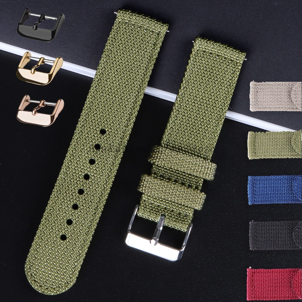 18 20 22 24 مللي متر النايلون  - مراجعة Nato Strap Nylon وسعره