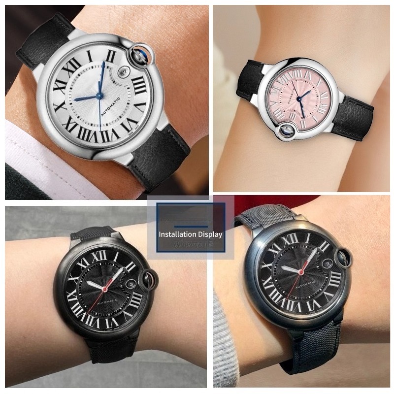 حزام ساعة من القماش النايلون ل - مراجعة Cartier Watch Ballon Bleu وسعره