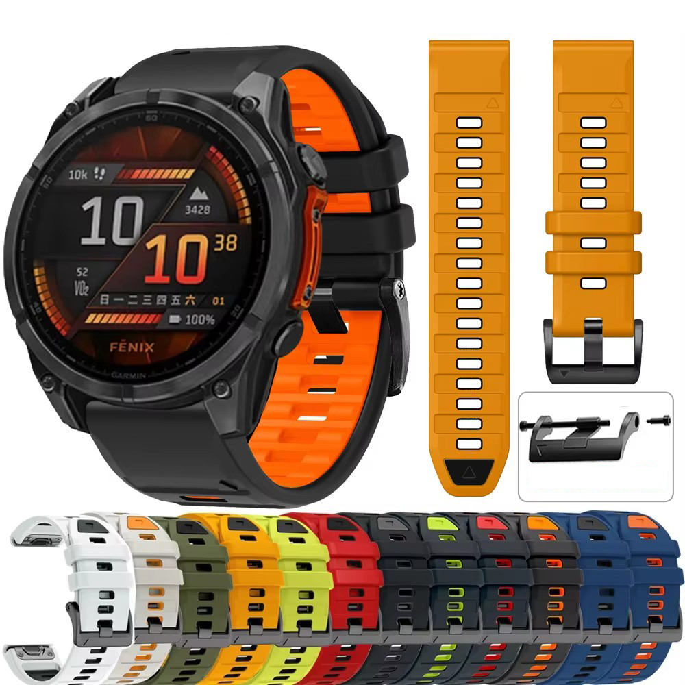 حزام ساعة سيليكون QuickFit مقا - مراجعة Silicone Watch Band 22Mm وسعره