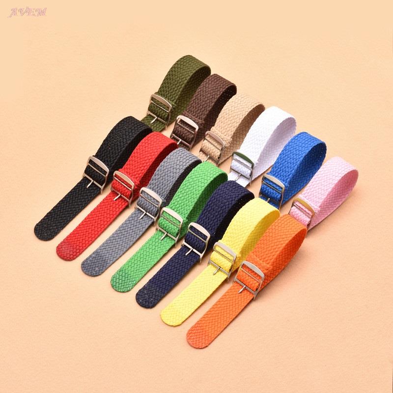 قماش الرياضة حزام الساعات المل - مراجعة Perlon Strap Woven وسعره