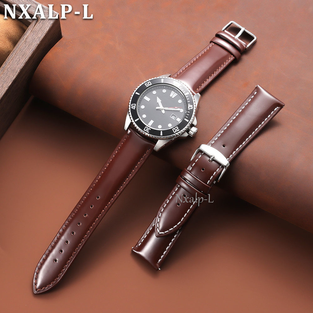 حزام ساعة من الجلد المدهون لسا - مراجعة Omega Watch Speedmaster وسعره
