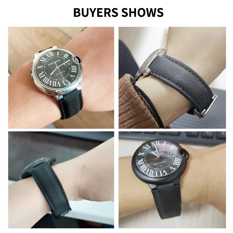 حزام ساعة أصلية من النايلون ال - مراجعة Cartier Watch Ballon Bleu وسعره