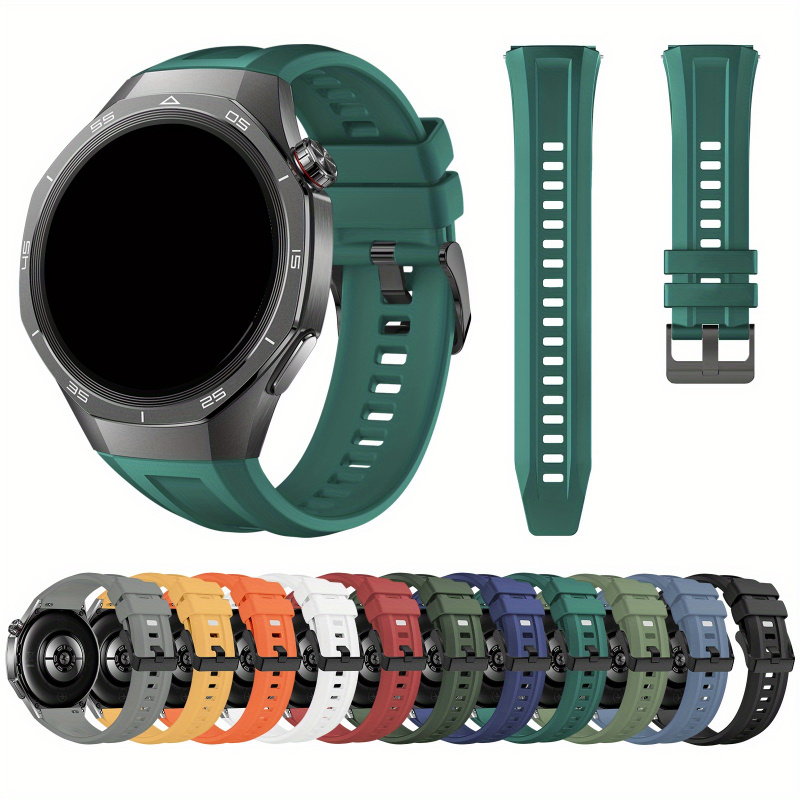 حزام سيليكون 22 ملم لساعة هواو - مراجعة Silicone Watch Band 22Mm وسعره