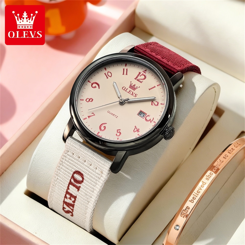 ساعة يد كوارتز جديدة من ماركة  - مراجعة Canvas Strap Watch وسعره