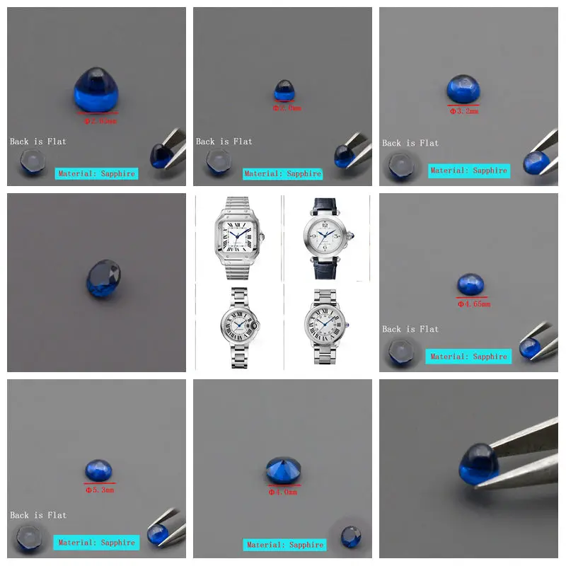 تاج ساعة مع ياقوت أزرق دائري ي - مراجعة Cartier Watch Ballon Bleu وسعره