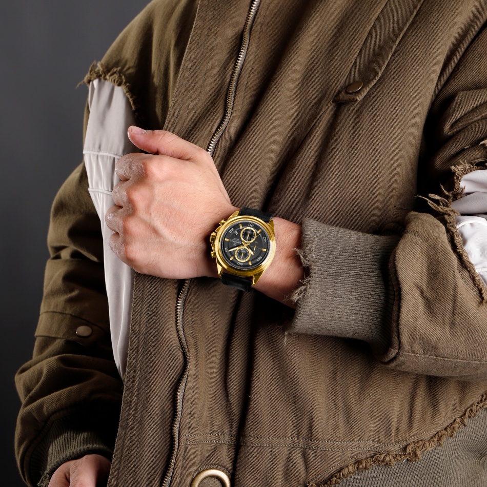 ساعات يد NAVIFORCE بحزام من ال - مراجعة Leather Watch Band Men وسعره