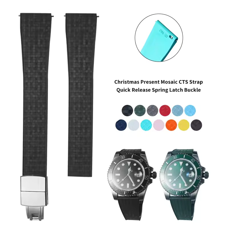 CTS FKM حزام ساعة مطاطي 16 ملل - مراجعة Rolex Watch Datejust وسعره
