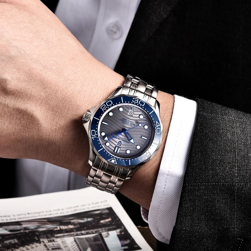2025 جديد PAGANI DESIGN PD1685 - مراجعة Omega Watch Seamaster وسعره