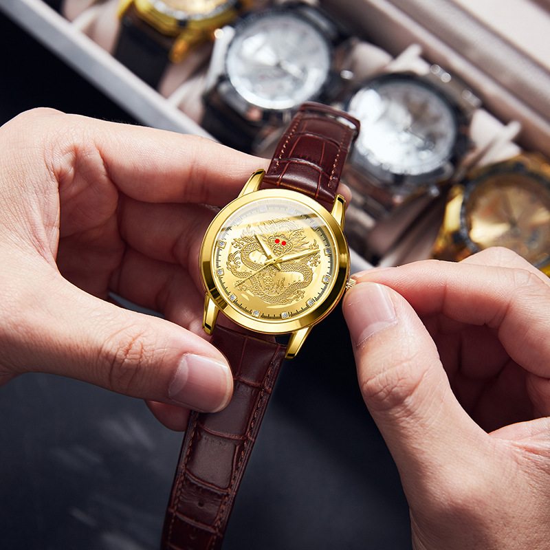ساعة يد رجالية كوارتز بحزام جل - مراجعة Leather Watch Band Men وسعره