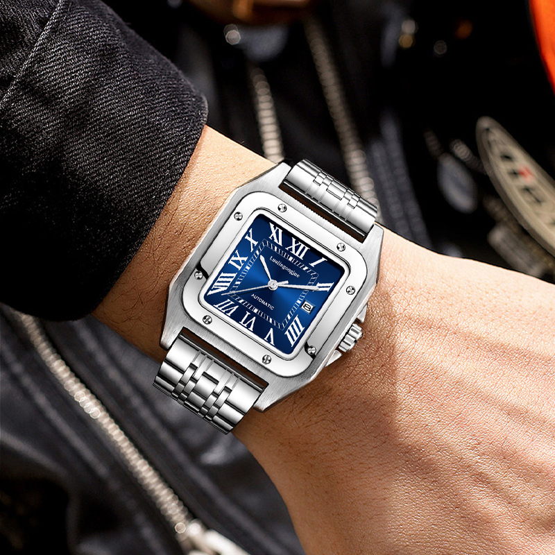 ساعة يد رجالية ميكانيكية أوتوم - مراجعة Cartier Watch Tank وسعره