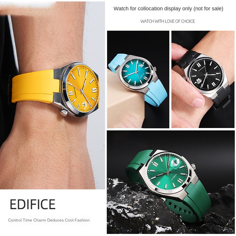 فلورو حزام ساعة مطاطي للمواطن  - مراجعة Citizen Watch Tsuyosa وسعره