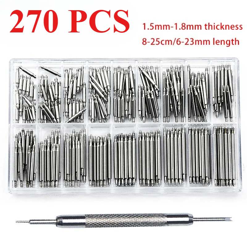 270 قطعة/مجموعة من قضبان الزنب - مراجعة Spring Bar Tool Set وسعره