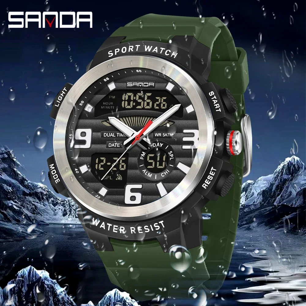 ساعة رجالية متعددة الوظائف من  - مراجعة Rubber Strap Diver وسعره