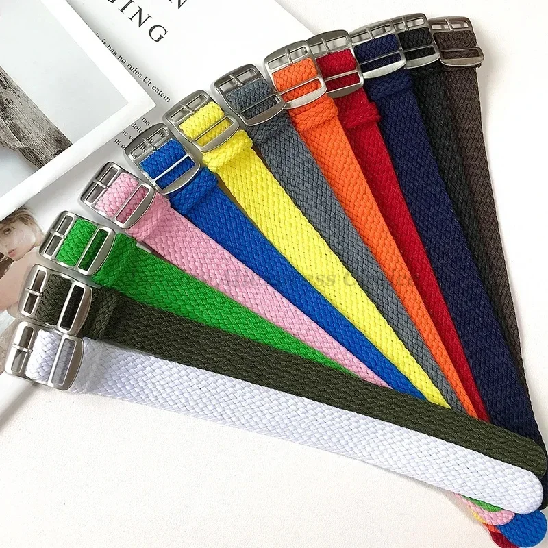 النسيج المنسوجة حزام ساعة نيلو - مراجعة Perlon Strap Woven وسعره
