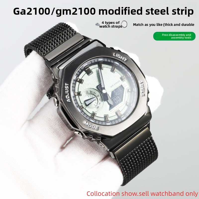 ميلان شبكة معدنية حزام لساعة ك - مراجعة Casio Watch G-Shock Ga-2100 وسعره
